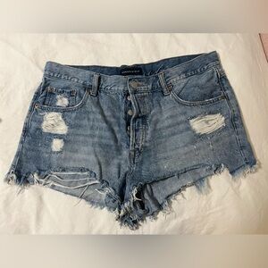 Aeropostale ripped jean shorts